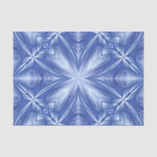 Blue Sky Milky White Clouds Abstract Pattern Tissue Paper