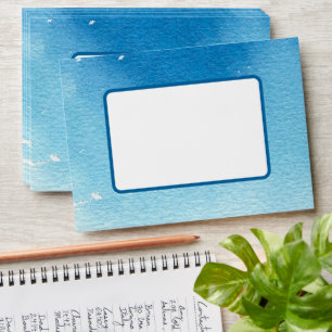 Blue Sky Ocean Waves Envelope