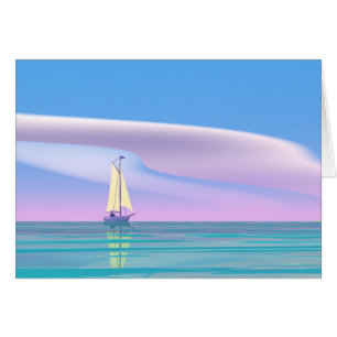 Blue Sky Sailing Card