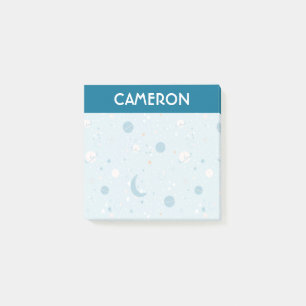 Blue Sky & Space Pattern Post-it Notes