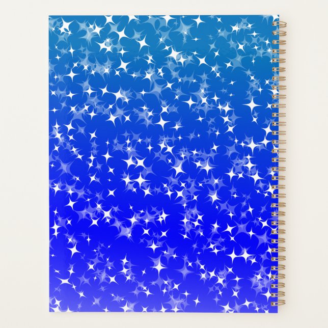  Blue sky stars  Planner (Back)