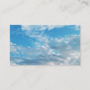Blue Sky Themed Business, 3.5" x 2.0", 100 pack Business Card