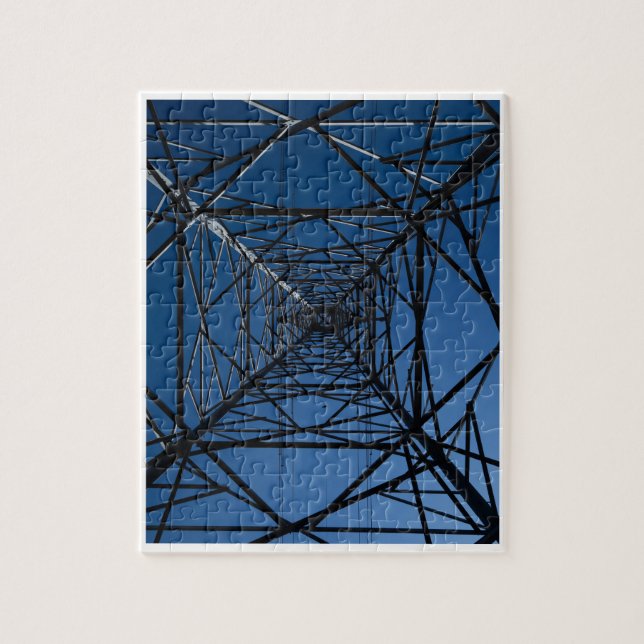 Blue Sky Tower Jigsaw Puzzle (Vertical)