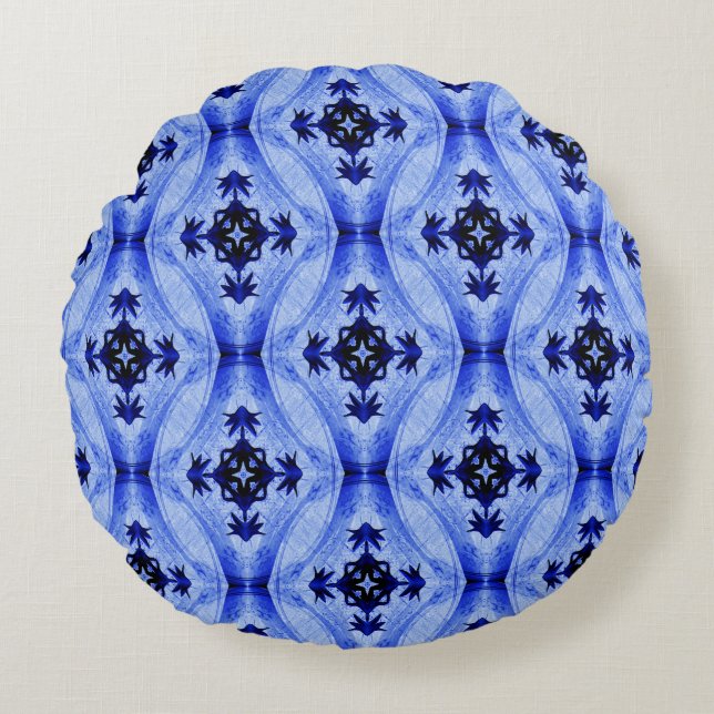 Blue sky weather vanes... round cushion (Front)