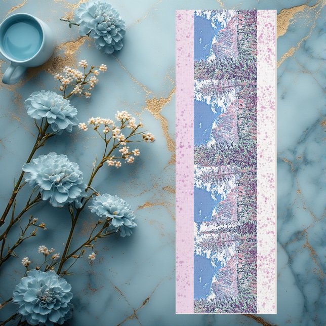 Blue Sky White Snow Mountain Meditation Retreat  Yoga Mat (Blue Sky White Snow Mountain Meditation Retreat Yoga Mat)