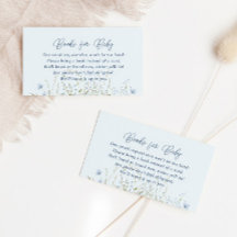 Blue Sky Wildflowers Book for Baby Baby Shower