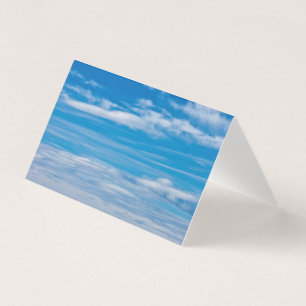 Blue Sky With Cloud Streaks Card