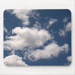 Blue Sky with Clouds Mousepad
