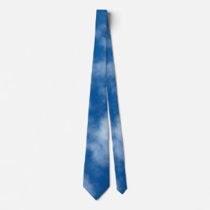 Blue Sky with Clouds Photo Tie