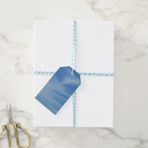 Blue Sky with White Clouds Abstract Nature Photo Gift Tags