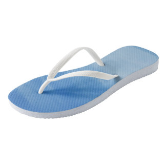 Blue Sky with White Clouds Abstract Nature Photo Jandals