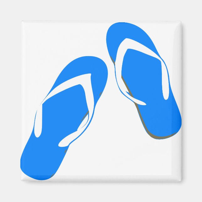 Blue Slippers Magnet (Front)