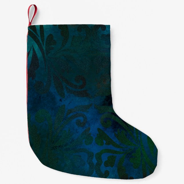 blue small christmas stocking (Front)