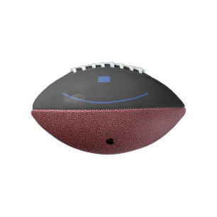 Blue Smile Face Mini Football