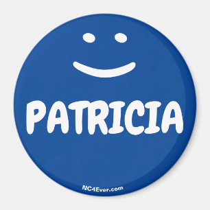 Blue Smile PATRICIA Magnet