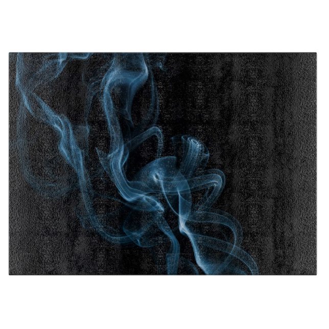 Blue Smoke Cutting Board (Front)
