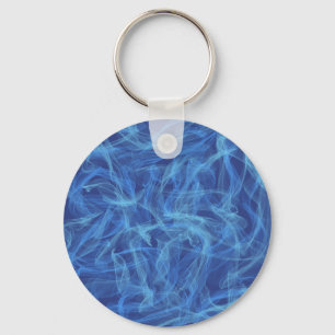Blue Smoke Key Ring