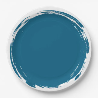 Blue Smudge Plate