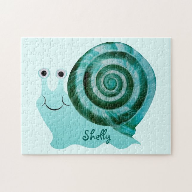 Blue Snail Jigsaw Puzzle (Horizontal)