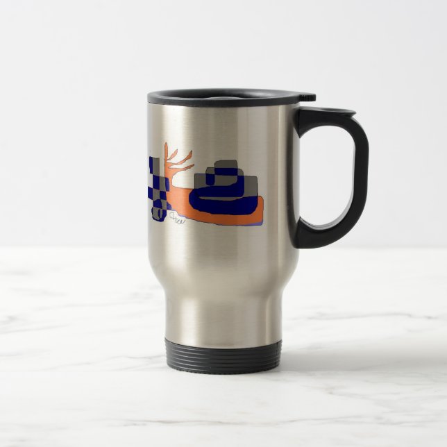 blue snail travel mug (Right)