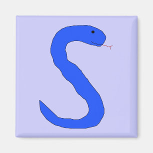 Blue Snake magnet