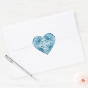 Blue Snow 099 2023 Heart Sticker