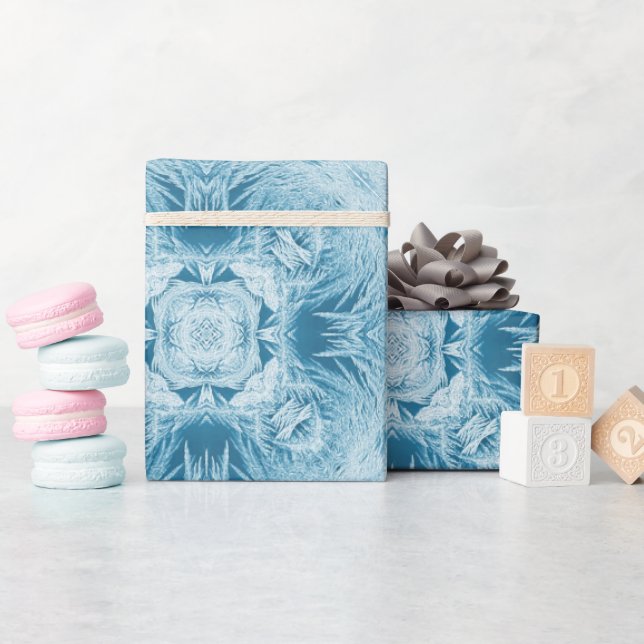 Blue Snow 099 2023 Wrapping Paper (Baby Shower)