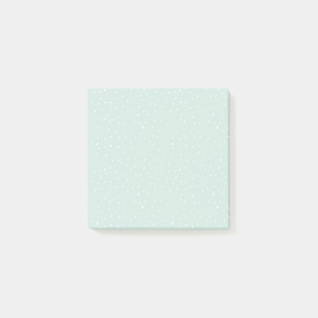 Blue Snow Sticky Post-it® Notes 10.2 x 7.6 (Front)