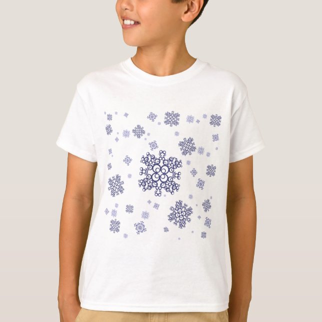 Blue Snow T-Shirt (Front)