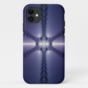 Blue Snowflake iPhone 11 Case