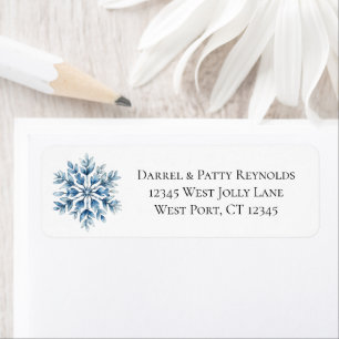 Blue Snowflake Christmas