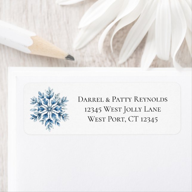 Blue Snowflake Christmas  (Insitu)