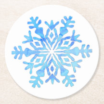 Blue snowflake design