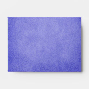Blue Snowflake Envelope-A6 Envelopes