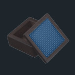 Blue Snowflake Keepsake Boxes<br><div class="desc">Beautiful snowflake keepsake box.  The background colour "blue" can be changed/customised to your preference.  Add text or a photo to finish the gift.  Great gift for anyone this holiday season.</div>