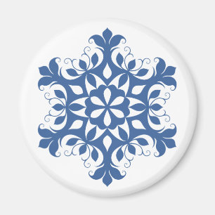Blue Snowflake Magnet