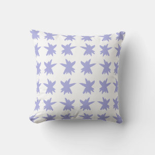 Blue Snowflake Multiples Cushion