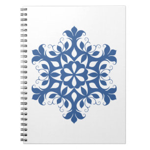 Blue Snowflake Notebook