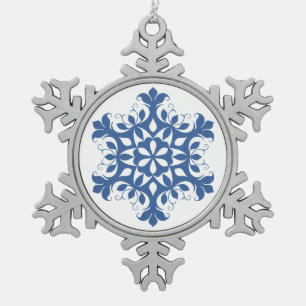 Blue Snowflake Ornament