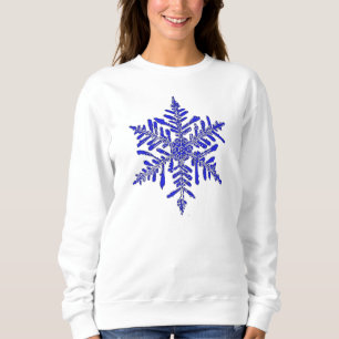 Blue Snowflake Sweatshirt