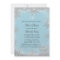 Blue Snowflake Winter Wonderland Sweet 16 Invite