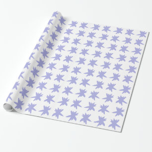 Blue Snowflake Wrapping Paper