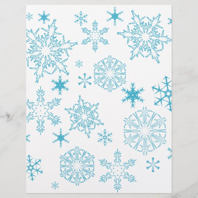 blue snowflakes (Front)