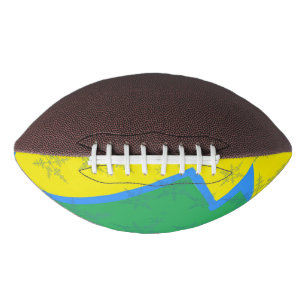 Blue Snowflakes on the Sunrise Mountain  Football