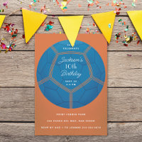 Blue Soccer Ball Birthday Party