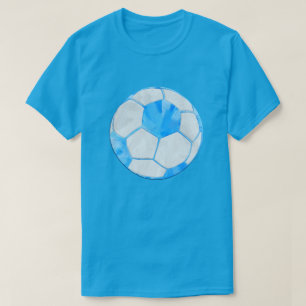 Blue Soccer Ball Tie Dye T-Shirt