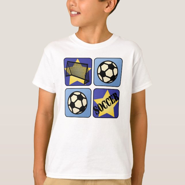 Blue Soccer T-Shirt (Front)