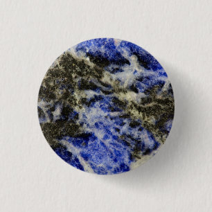 Blue Sodalite 3 Cm Round Badge