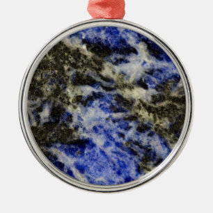 Blue Sodalite Metal Tree Decoration
