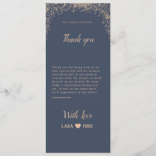 Blue Soft Thank You Table Cards